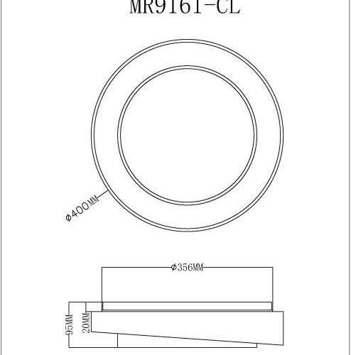 Потолочный светильник Rhea MR9161-CL