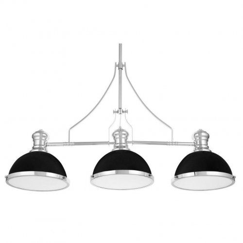 Подвесная люстра Lumina Deco Ettore LDP 710-3 BK+CHR