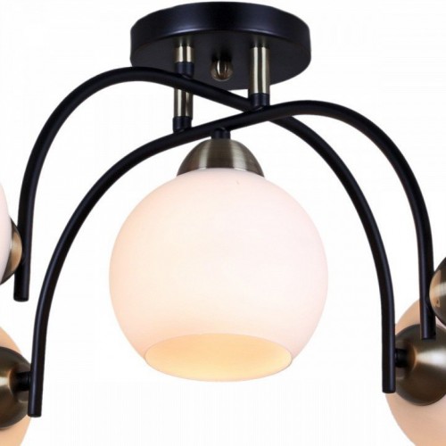 Потолочная люстра Illumico IL0250-5CSQ-79 BK AB Потолочная люстра Illumico IL0250-5CSQ-79 BK AB