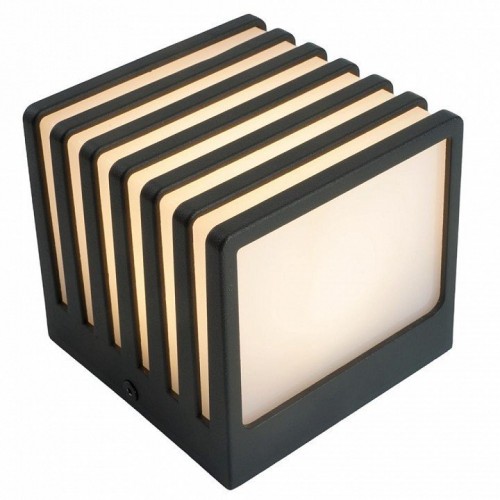 Светильник садово-парковый Feron DH0605, на стену, GX53 230V, черный 51335