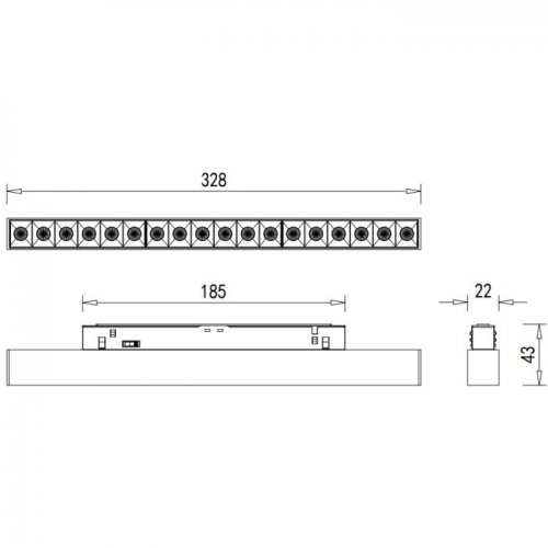 Трековый светильник Eye DL20291NW18WDIM