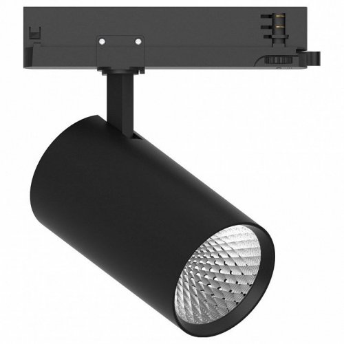 Светодиодный светильник Feron AL147 трековый на шинопровод 40W 4000K 35 градусов черный, 3х фазный