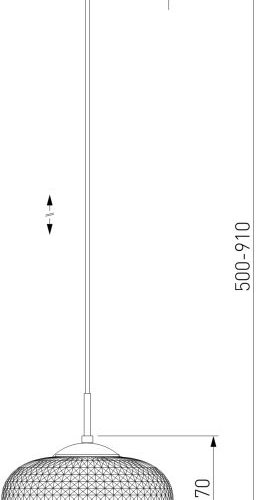 Подвесной светильник Eurosvet Gem 50262/1 серый
