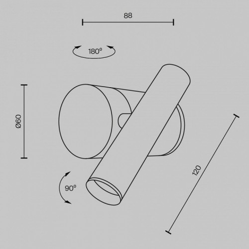 Спот Maytoni Utility MOD433WL-L3BS3K1