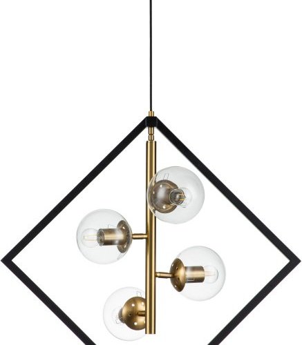 Подвесная люстра Indigo Faccetta 13005/A/4P Black V000106 Подвесная люстра Indigo Faccetta 13005/A/4P Black V000106