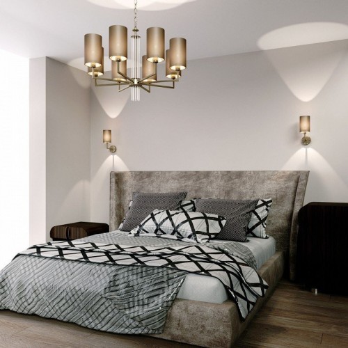 Подвесная люстра Eurosvet Soffio 60134/8 никель Подвесная люстра Eurosvet Soffio 60134/8 никель