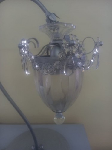 Интерьерная настольная лампа Illuminati 10357 MT10357-1A silver