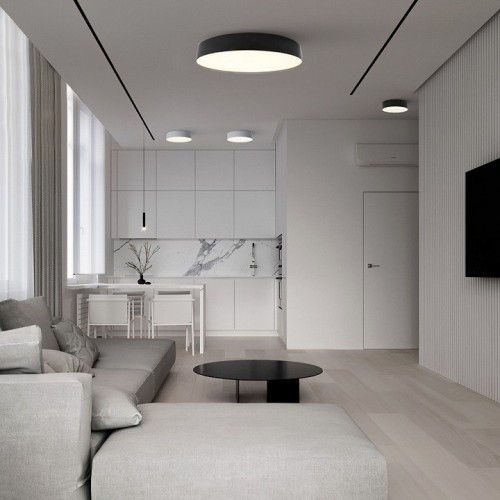 Потолочный светодиодный светильник Feron Simple matte AL200 48076 Потолочный светодиодный светильник Feron Simple matte AL200 48076