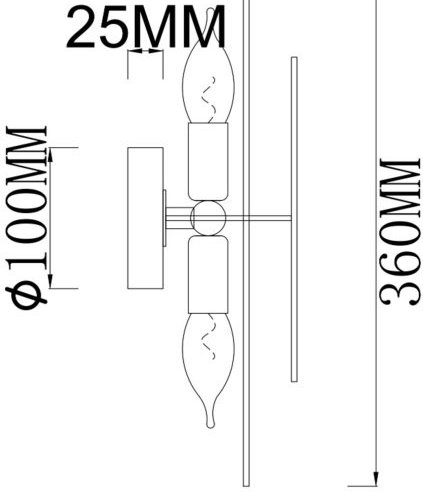 Настенный светильник Wertmark Palma WE520.02.711