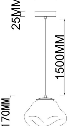 Подвесной светильник Wertmark Isola WE219.01.123