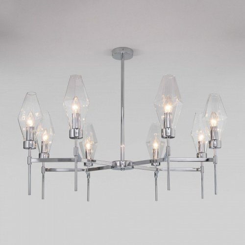 Потолочная люстра Eurosvet Prism 60143/8 хром Потолочная люстра Eurosvet Prism 60143/8 хром