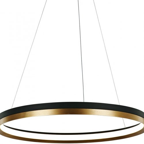 Подвесной светильник MD21001010 MD21001010-1B black/br.gold