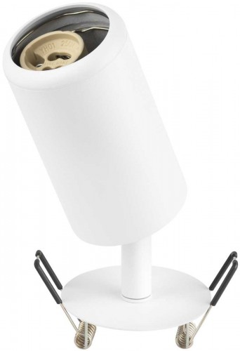 Светильник встраиваемый алюминиевый ЭРА KL106 WH под лампу MR16 GU10 белый матовый Б0061540