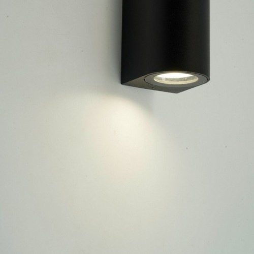 Светильник садово-парковый Feron DH023,на стену, GU10 MR11 230V, черный Светильник садово-парковый Feron DH023,на стену, GU10 MR11 230V, черный