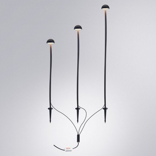 Грунтовый светильник Arte Lamp Motus A1081PA-3BK