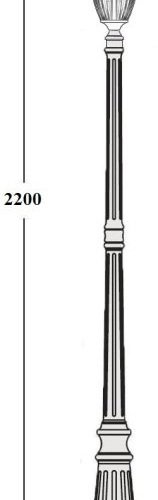Наземный фонарь FES 86309 Bl