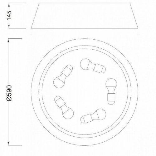 Потолочный светильник Mantra Nordica 4962E