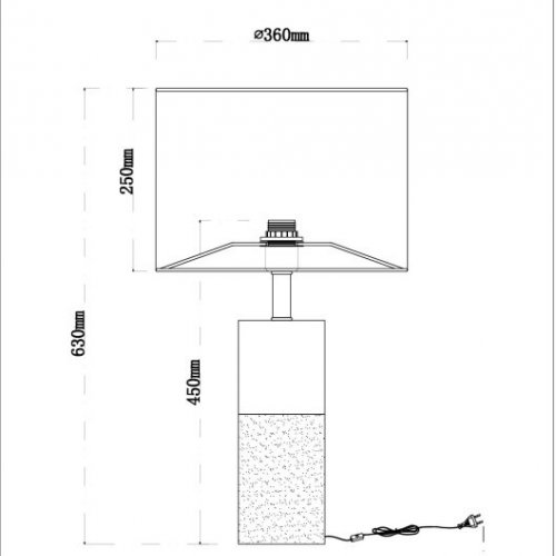 Интерьерная настольная лампа Arte Lamp Tianyi A5054LT-1PB