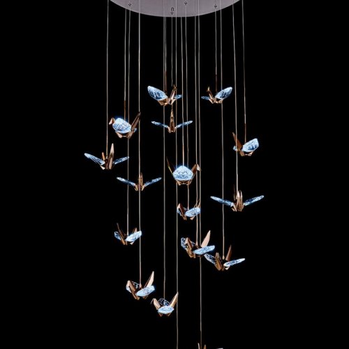 Подвесная люстра Alma LE7706/17 Black Chrome