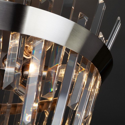 Светильник на штанге TK Lighting Steccato 10111/5 сатин-никель/прозрачный Светильник на штанге TK Lighting Steccato 10111/5 сатин-никель/прозрачный