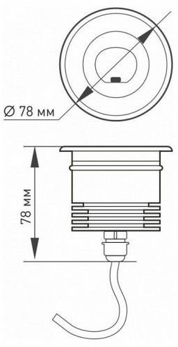 Встраиваемый светильник уличный Arlight LTD-GROUND-TILT 032213