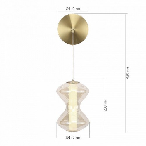 Бра ST Luce Spine SL6136.201.01 Бра ST Luce Spine SL6136.201.01