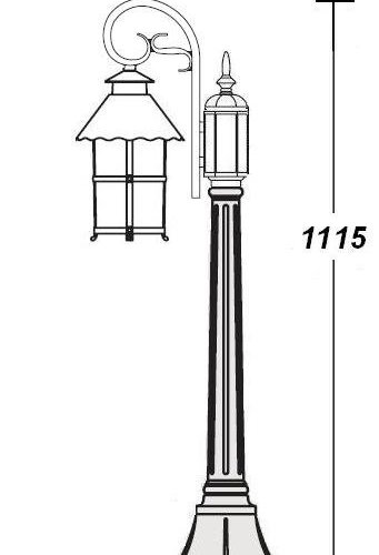 Наземный фонарь Oasis_Light CAIOR 1 81507/18/PartA Gb