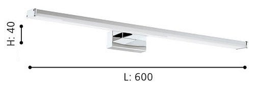 Подсветка для зеркал Eglo Pandella 1 96065 Подсветка для зеркал Eglo Pandella 1 96065