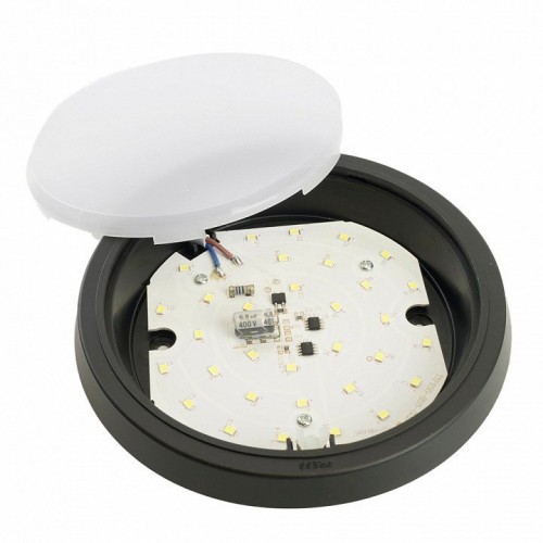 Светильник светодиодный Feron AL3020 в пластиковом корпусе 25W 6500K IP20 черный 51476