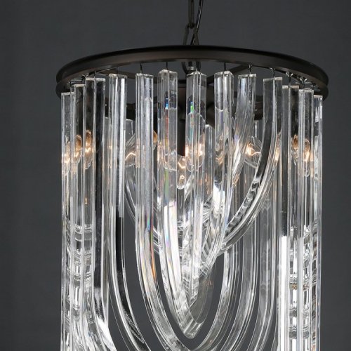Подвесная люстра Murano Glass KR0116P-3 black