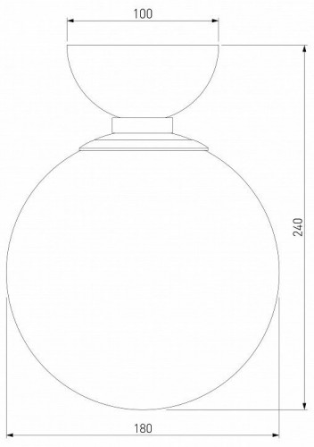 Накладной светильник Eurosvet Bubble a062584