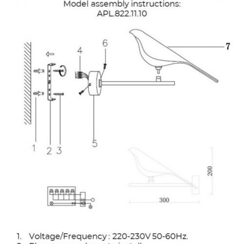 Бра Aployt Astor APL.822.11.10