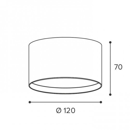 Накладной светильник Wolta BASIC WSL/GX70-01B