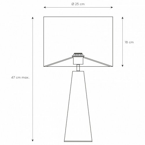 Настольная лампа Lucide Extravaganza Velvet 10501/81/30 Настольная лампа Lucide Extravaganza Velvet 10501/81/30