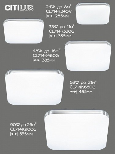 Потолочный светильник Citilux Симпла CL714K330G