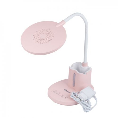 Настольная светодиодная лампа Uniel ULM-D150 15W/3000-6500K/DIM Pink UL-00011293