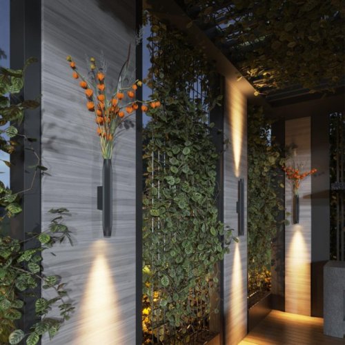 Уличный настенный светодиодный светильник Odeon Light Nature Jug 7141/6WLA