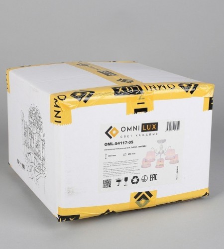 Потолочная люстра Omnilux Campovaglio OML-54117-05 Потолочная люстра Omnilux Campovaglio OML-54117-05