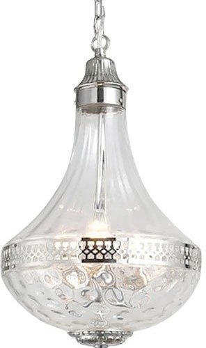 Подвесная люстра DeLight Collection French Empire Glass KG0544P-4 nickel
