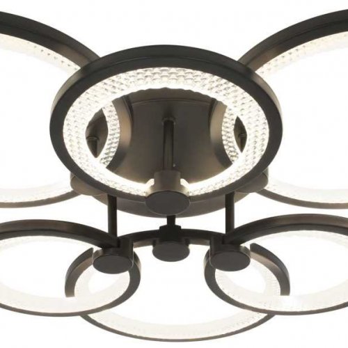 Светильник потолочный светодиодный ЭРА Модерн С ДУ Odry CLL-1-117-RC BK Б0069752