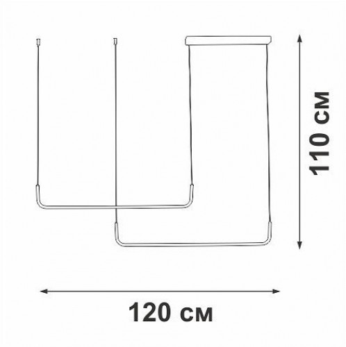 Люстра Vitaluce V2530-1/2S Люстра Vitaluce V2530-1/2S
