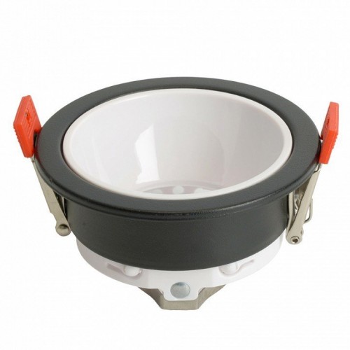 Светильник встраиваемый Feron DL3102 потолочный MR16 G5.3  черный + белый 51401