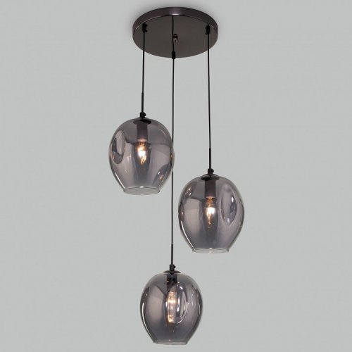 Подвесной светильник Eurosvet Mill 50195/3 жемчуг черный Подвесной светильник Eurosvet Mill 50195/3 жемчуг черный
