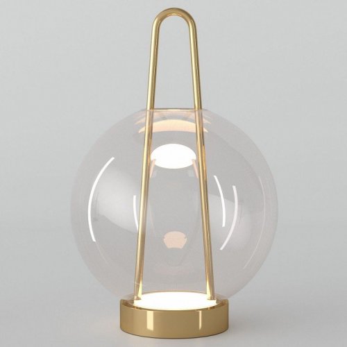 Интерьерная настольная лампа Eurosvet Frasco 80507/1 латунь Интерьерная настольная лампа Eurosvet Frasco 80507/1 латунь