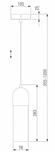 Подвесной светильник Eurosvet Airon 50180/1