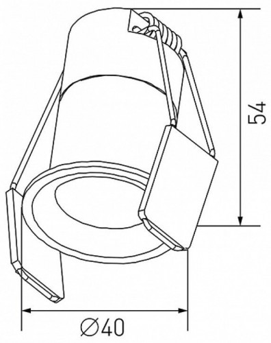 Встраиваемый светильник DesignLed HIDDEN 00-00006638 Встраиваемый светильник DesignLed HIDDEN 00-00006638