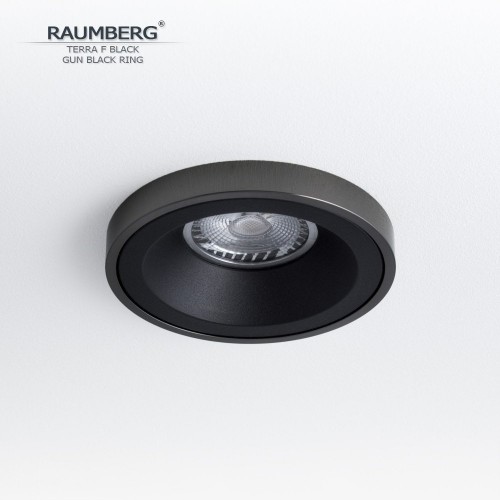 Точечный светильник Raumberg Terra F TerraFBk\GBk