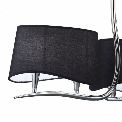 Подвесная люстра Mantra Ninette Chrome - Black Shade 1910