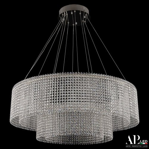 Подвесная люстра APL LED Sicilia SH02.93.2D.A.Ni.4000