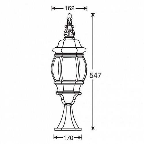 Наземный фонарь Oasis Light 83404S W